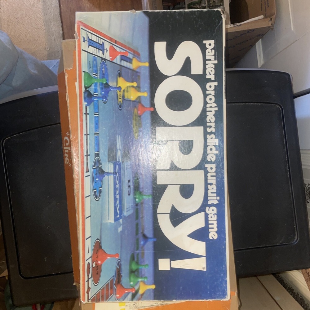 Vintage Parker Brothers 1972 Sorry Board Game Great Condition